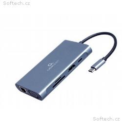 Gembird USB-C 7v1 multiport USB 3.0 + HDMI + VGA +