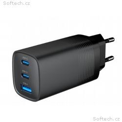 GEMBIRD, Nabíječka USB, 3x port, 65W, rychlé nabíj