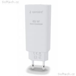 GEMBIRD, Nabíječka USB, 1x USB + 1x USB-C port PD,