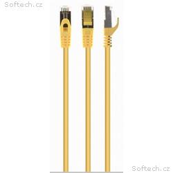 GEMBIRD Patch kabel S, FTP Cat. 6A LSZH, žlutý, 3 