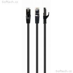 Gembird S, FTP Cat 6A propojovací kabel LSZH, čern