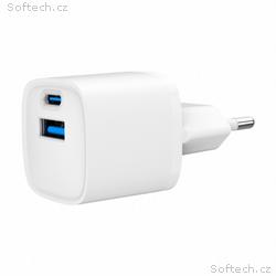 Gembird USB nabíječka, 2x port, 20W, rychlé nabíje