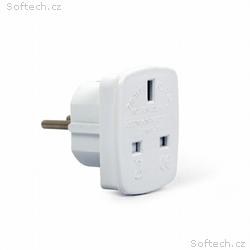 Gembird Napájecí adaptér, ze zásuvky UK na zástrčk