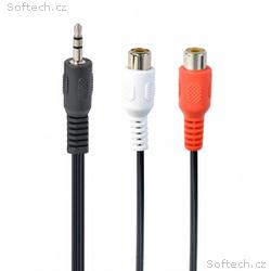 Gembird Stereo audio kabel s 3,5mm zástrčkou na 2x