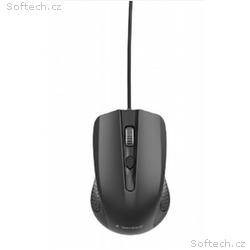 GEMBIRD MUS-4B-01 optická myš, 1200 DPI, USB, čern
