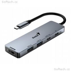 Genius UH-500 Dokovací stanice, USB-C, 1× HDMI, 2×