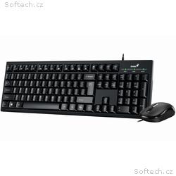 Genius KM-100SE, Set klávesnice a myši, drátový, C