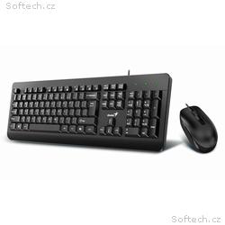Genius KM-160 Set klávesnice a myši, drátový, USB,