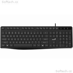 Genius KB-117S Klávesnice, drátová,tichá, USB, CZ+