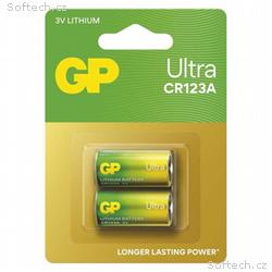 GP Lithiová baterie GP Ultra CR123A - 2 ks
