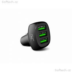 Green Cell PowerRide 54W 3xUSB 18W nabíječka do au