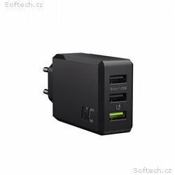 Green Cell GC ChargeSource 3 3xUSB 30W with fast c