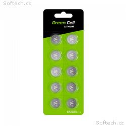 Green Cell Blister 10x Lithium Battery CR2025 3V 1