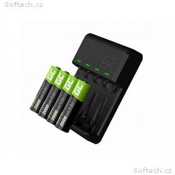 Green Cell Sada nabíječky VitalCharger a 4x dobíje