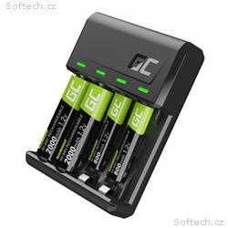 Green Cell GC VitalCharger set a dobíjecí baterie 