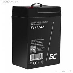 Green Cell AGM VRLA 6V 4.5Ah maintenance-free batt