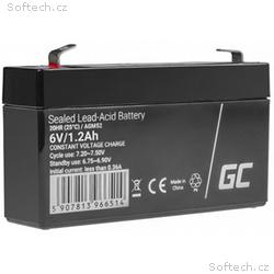 Green Cell AGM VRLA 6V 1.2Ah maintenance-free batt