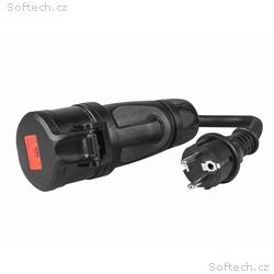 Green Cell Red CEE 16A 400V 5P na 230V Schuko adap