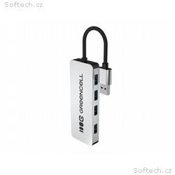 Green Cell USB-A 4v1 HUB (4×USB 3.0) – rychlý přen