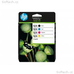 HP Ink Cartridge 924, Black, Tricolor, 500, 400 st