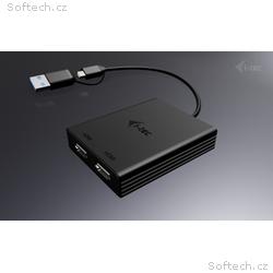 I-Tec USB-A, USB-C Dual 4K HDMI Video Adapter 