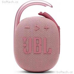 JBL Clip 4 - Pink (Original Pro Sound, IP67, 5W)