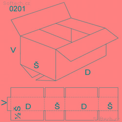 Klopová krabice, velikost 1, 2M, FEVCO 0201, 590 x
