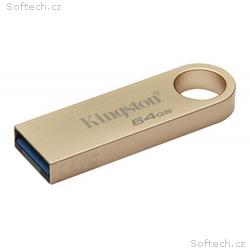 KINGSTON 64GB 220MB, s Kovový USB 3.2 Gen 3 DataTr