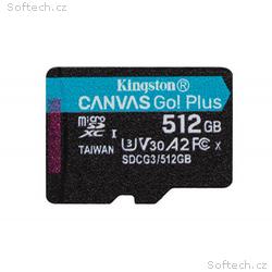 KINGSTON 512GB microSDXC Canvas Go Plus Gen4 200MB