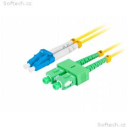 LANBERG optický patch cord SM LC, UPC-SC, APC dupl