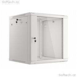 Nástěnný rack 19" 12U 600X600mm šedý flat pack