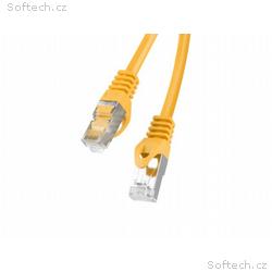 LANBERG Patch kabel cat6 FTP 15m žlutý Fluke Passe