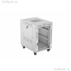 LANBERG Volně stojící skříň 19" 15U, 600x800 LCD s