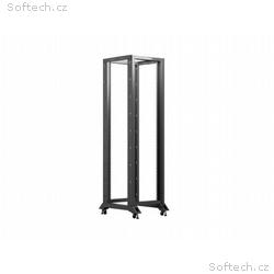 LANBERG OTEVŘENÝ RACK 42U 600X800 ČERNÝ V2