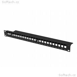 LANBERG PATCH PANEL BLANK 24 PORTŮ 1U PRO MODULY K