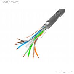 LANBERG LAN KABEL CAT.6 SFTP 305M PEVNÝ CU ŠEDÝ CP