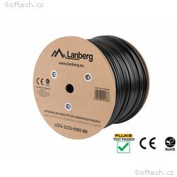 LANBERG LAN KABEL CAT.6 FTP 305M PEVNÝ VENKOVNÍ CU