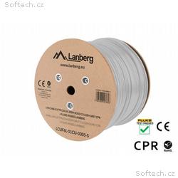 LANBERG LAN KABEL CAT.6A UFTP 305M SOLID CU LSZH G
