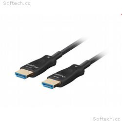 LANBERG KABEL HDMI M, M V2.1 30M OPTICKÝ ČERNÝ AOC
