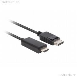 LANBERG DISPLAYPORT(M) V1.1 ->HDMI(M) KABEL 1,8M Č