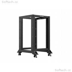 LANBERG OTEVŘENÝ RACK 18U 600X800 ČERNÝ