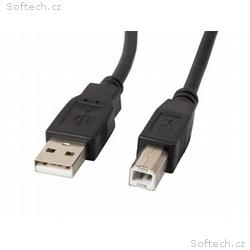 LANBERG USB-A(M)-&gt, USB-B(M) 2.0 KABEL 1M ČERNÝ 
