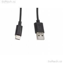 LANBERG KABEL USB-C(M)-&gt, USB-A(M) 2.0 1M ČERNÝ