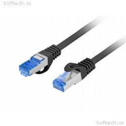 Lanberg PATCHCORD CAT.6A S, FTP LSZH CCA 0.25M BLA