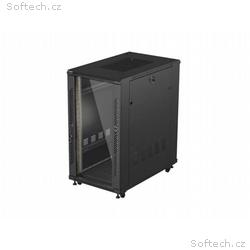 19" VOLNĚ STOJÍCÍ RACKOVÁ SKŘÍŇ 22U 600X1000 ČERNÉ
