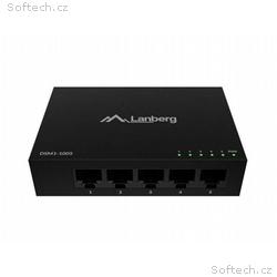 LANBERG SWITCH DSM1-1005 5X 1GB, S UNMANAGED GIGAB