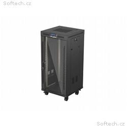 19" VOLNĚ STOJÍCÍ RACKOVÁ SKŘÍŇ 24U 600X600 ČERNÉ 