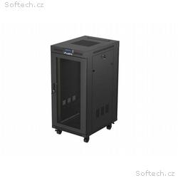 19" VOLNĚ STOJÍCÍ RACKOVÁ SKŘÍŇ 24U 600X800 ČERNÁ 