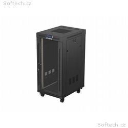 19" VOLNĚ STOJÍCÍ RACKOVÁ SKŘÍŇ 24U 600X800 ČERNÉ 