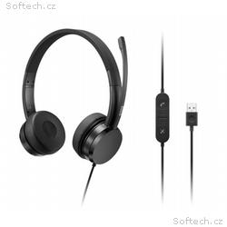 Lenovo sluchátka USB-A Wired Stereo On-Ear Headset